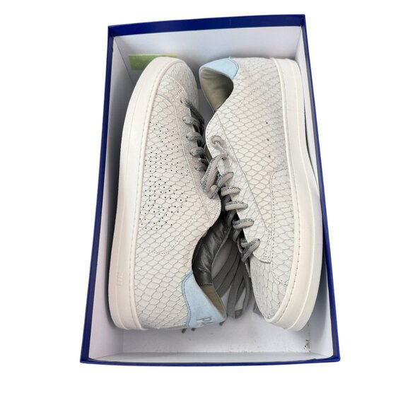 P448 John low top sneaker in margot with lace-up style glittery laces women's 40 - Picture 12 of 14